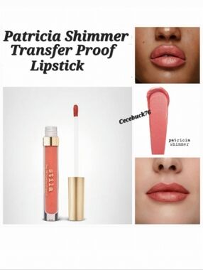 🌺 Stila Patricia Shimmer Stay All Day Liquid Lipstick Transfer Proof